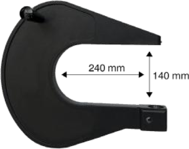 Ramię do nitownicy 240 mm PUSH PULL RIVETER 8 T